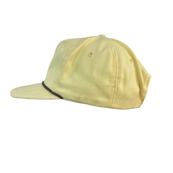 Derby Vintage Woodmont Country Club Yellow Baseball Cap With Braided Rope - Adj - Picture 4 of 11